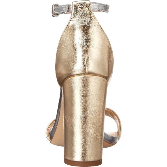 Sam Edelman Gold and Silver Heels - Picture 3 of 11